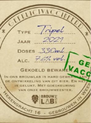 Gefelicivaccineerd bier logo